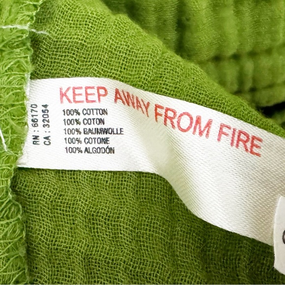 ANTHROPOLOGIE Tiered Gauze Mini Dress Green - Picture 2 of 7